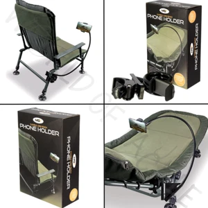 Soporte de teléfono NGT Carpa Pesca Brazo flexible para silla silla silla mesa camping - Imagen 1 de 9