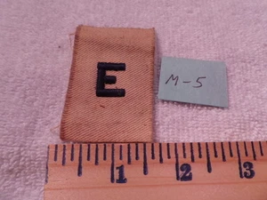 Parche de clasificación "E" de artillero de la Segunda Guerra Mundial de la Marina de los Estados Unidos, M-5 - Imagen 1 de 2