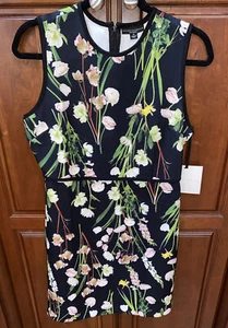 NWT Victoria Beckham for Target M dress English floral spring boquette black - Picture 1 of 9