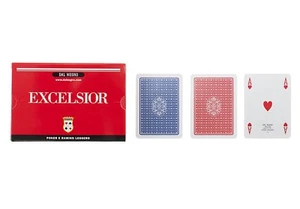 Cartes De Jeu Rami Excelsior Double (2 Jeux) Dal Negro - Picture 1 of 1