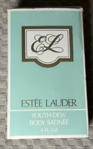 Vintage Youth Dew Body Satinee W/Pump 4 Oz. Estée Lauder - Picture 1 of 5