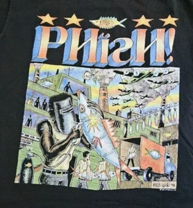 Camiseta de Colección Años 90 1996 Phish Factory Jim Pollock Arte Talla Grande Gigante - Imagen 1 de 8