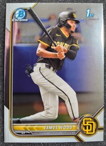 Bowman Chrome 1st James Wood 2022 #BCP-108 Nationals - Imagen 1 de 2