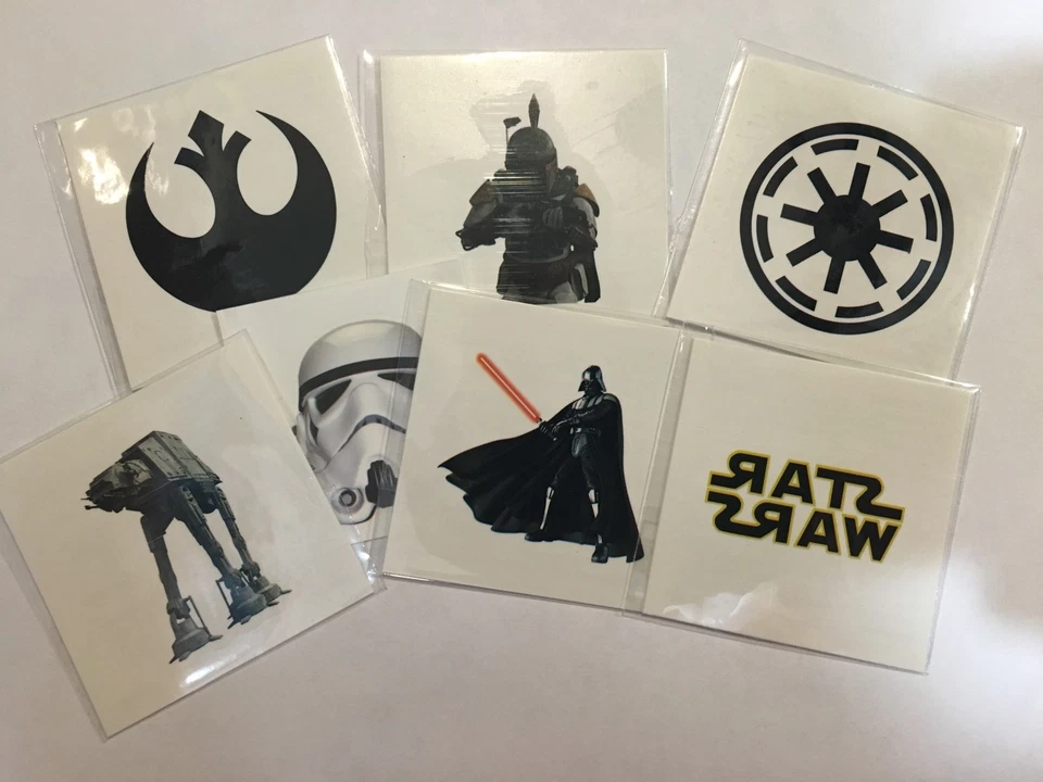 7 TATUAJES STAR WARS STARWARS DARTH VADER BOBA FETT AT-AT Foto 1 de 1