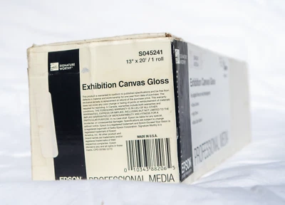 Epson Exhibition Canvas 13" x 20' Printer Paper - Image 1 of 4