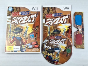 WILD WEST SHOOTOUT - Wii Nintendo - PAL - Manual - 3D Glasses - OZ SELLER - Picture 1 of 2