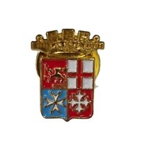 10 spillette/pins metalliche emblema araldico Marina Militare smaltate (Nuove)