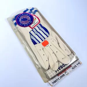 Guanti da pallamano vintage NOS Champion Super Tiger pelle di cervo uomo taglia XL 337/6 blu - Foto 1 di 6