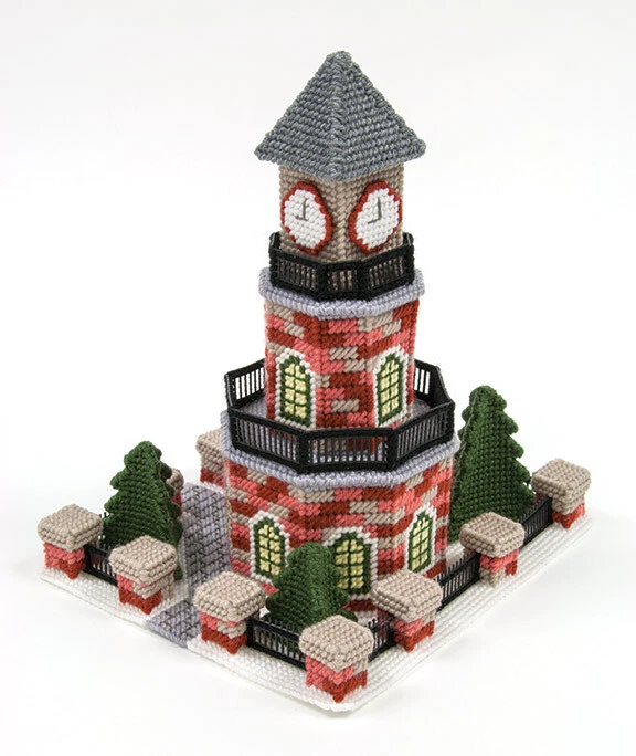 Mary Maxim Clock Tower Plastic Canvas Kit - Image 1 of 1