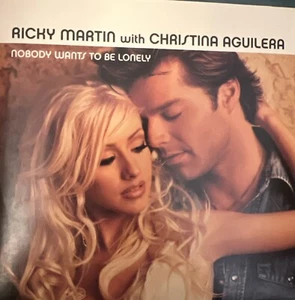 Nobody Wants To Be Lonely by Ricky Martin With Christina Aguilera – CD Digipak - Picture 1 of 2