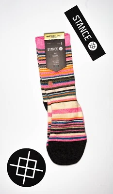 Calcetines informales Stance Kids Butterblend 'Cleo Kids' | Jóvenes L 3-5,5 | Crew | Nuevos con etiquetas Foto 1 de 3