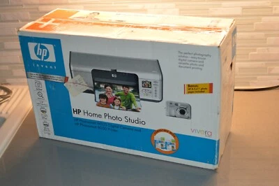 HP Photosmart 8050 Digital Home Photo Studio Inkjet Printer NOS M525 Camera - Image 1 of 4