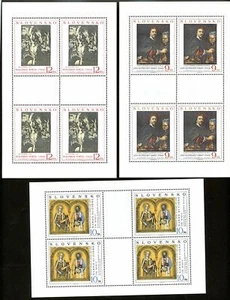 LOT 84915 MINT NH 284-6  SHEETS ART NARDO DI CIONE KOLOMAN SOKOL STAMPS SLOVAKIA - Picture 1 of 1
