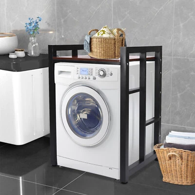 Estante organizador ajustable para lavadora y secadora estante para lavadora y secadora Foto 1 de 4