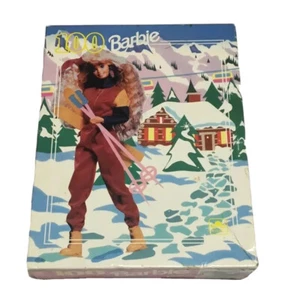 Vtg Ski Barbie Puzzle 100 Pieces Age 5 To 10 Skiing Winter Sport Made In The USA - Picture 1 of 12