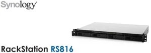 Synology RS816 1U Rackable 4 emplacements - 4x4To SHR - Zdjęcie 1 z 3