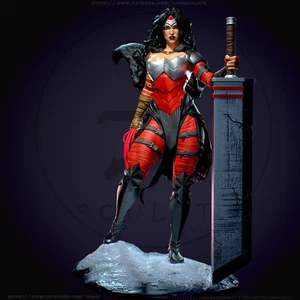 Absolute Wonder woman (1) -Unpainted 1/6 3D Printed resin model kits YAN - Picture 1 of 7