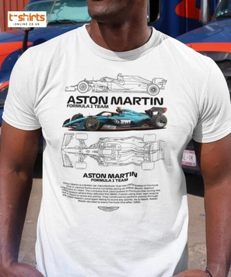 Aston Martin F1 Car T-Shirt | Racing Fan Tee - Image 1 of 4