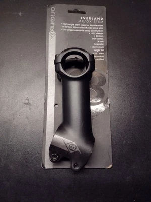 Nos Black Origin8 Threadless Stem. 31.8 25° Rise 100mm Length - Image 1 of 4