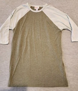 Lularoe Sloan Top 12 Solid Grey Green - Picture 1 of 7
