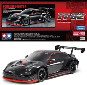 TAMIYA 1/10 RC No.745 PORSCHE 911 GT3 R 992 TT-02 CHASSIS KIT PAINTED BODY 58745 - Picture 1 of 7