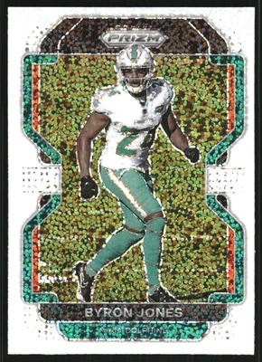 2021 Panini Prizm Prizms White Sparkle #110 Byron Jones - Image 1 of 2