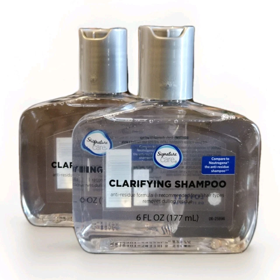 Champú clarificante antiresiduos Signature Care• 6 FL oz cada uno (paquete de 2)  Foto 1 de 4