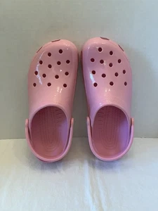 Crocs Light Pink Glazed Size Men’s 11 Women’s 13 Shoes - Picture 1 of 9