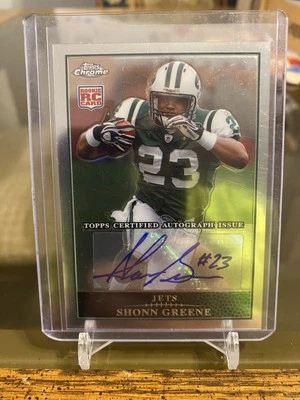 2009 topps chrome shonn greene Rookie Autograph  - Image 1 of 2