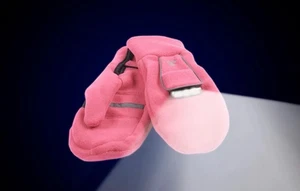 runLites Mittens Hot Pink Running Fleece Gloves size Large with battery - Picture 1 of 5