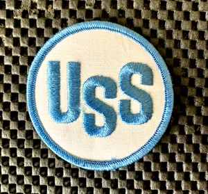 USS UNITED STATES STEEL CORPORATION BORDADO COSER EN PARCHE NIPÓN 2 3/4" NOS - Imagen 1 de 2
