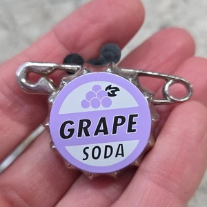 Disney Pixar Up Grape Soda Bottle Cap Pin Brooch Safety Pin Back - Picture 1 of 2