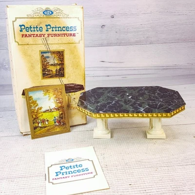 Маленькая принцесса фантазия кукла мебель обеденный стол и рамка картина искусства - Изображение 1 из 4