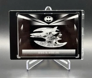 2024 Upper Deck Batman 85th Ann. #45 Batwing Black Printing Plate 1/1 - Picture 1 of 3