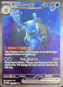 Juego de cartas coleccionables Pokemon Blastoise ex 200/165 151 - Imagen 1 de 2