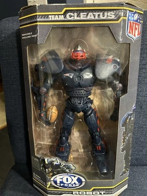 NFL New England Patriots FOX Sports Robot Team Cleatus ¡¡Figura de acción de 10" de alto!!! Foto 1 de 4