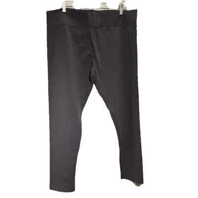 Леггинсы с логотипом Layers от Lori Goldstein W - долгоиграющие серые повседневные брюки без застежек новые с ценниками - Изображение 1 из 4