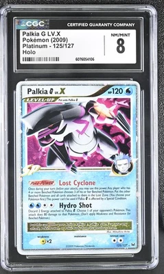 CGC 8 Palkia G LV.X 2009 Platinum 125/127 Holo Pokemon Card - Image 1 of 2