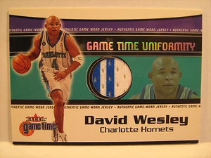 2000 Fleer DAVID WESLEY Game Time Uniformity [b4b7] - Picture 1 of 1
