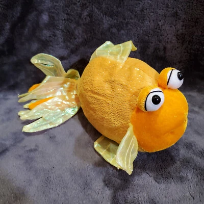 Webkinz GANZ Fantail 12" Goldfish Sparkly Plush Stuffed Animal - Image 1 of 4