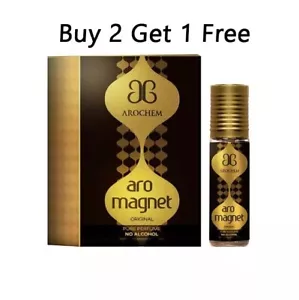 Arochem ARO MAGNET 6ml Attar Perfume Oil Long Lasting Fragrance Buy 2 Get 1 Free - Picture 1 of 3
