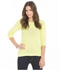 Aeropostale Womens Mulit Knit Sweater, Green, X-Small