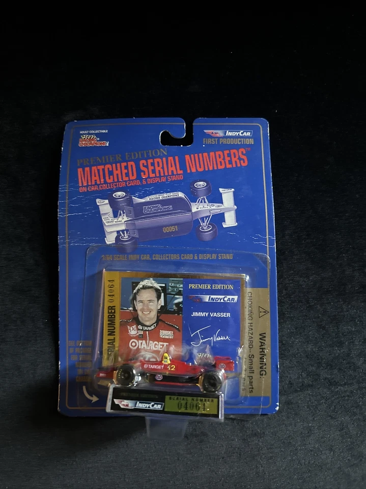 1995 Racing Champions Jimmy Vasser #12 Target Indy Car 1/64 Limited Diecast - Image 1 of 3