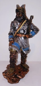 FELL TRAPPER HUNTER 6" STATUE Young's Inc. Monroe Michigan Wolf Bergsteiger - Bild 1 von 4
