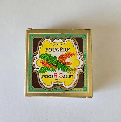 UNBENUTZT FOUGERE SAVON SEIFE Roger Gallet  25g Gästeseife Reiseseife - Bild 1 von 4