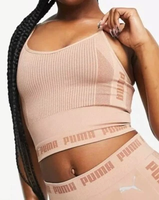 Puma Tank- New Womens EvoKnit Crop Top -Training, Activewear Tank Sz XS - Image 1 of 4