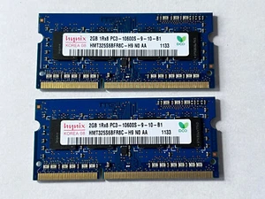 SK Hynix DDR3 2x2GB 4GB 1333 MHz RAM PC3-10600S SODIMM Apple iMac Laptop Memory - Picture 1 of 1