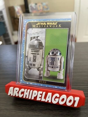 2021 Topps Star Wars Masterwork Canvas R2-D2 18/25 - Image 1 of 2