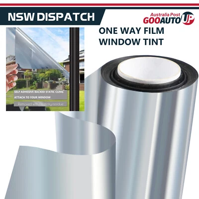 House Window Film One Way Privacy Mirror Tint Solar Control UV Reject Anti-Glare - image 1 of 4