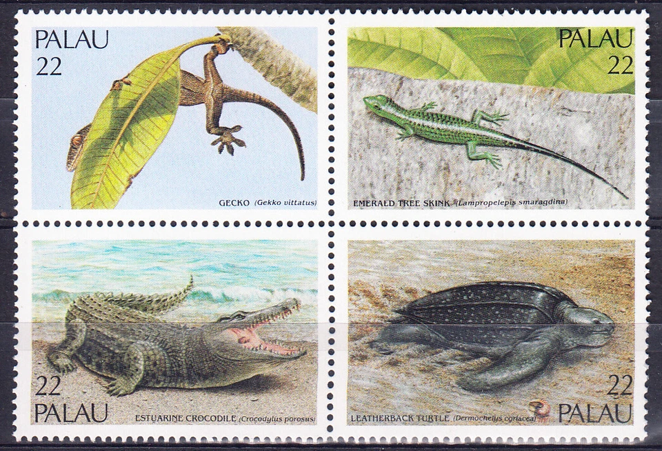 W PALAU 113-116a REPTILES - Image 1 of 1